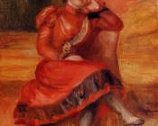 Spanish Dancer in a Red Dress